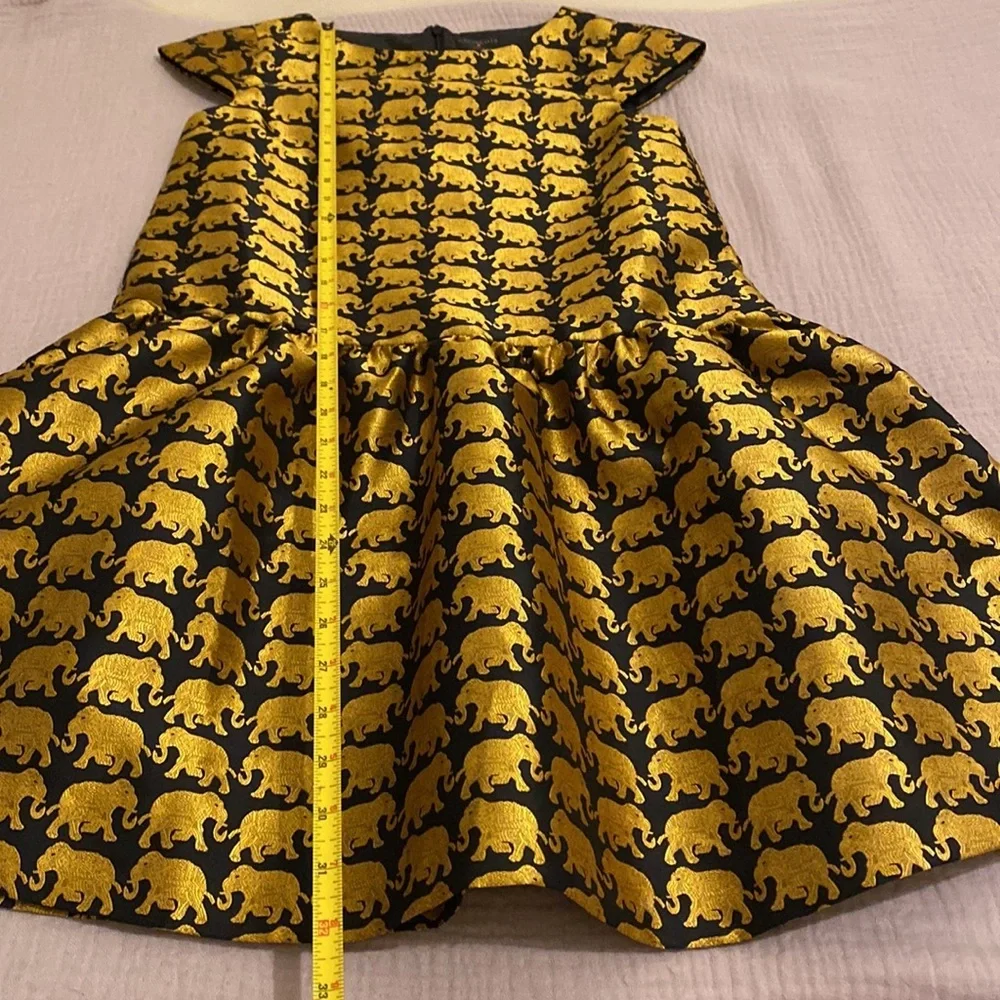 Crewcuts Gold and Black Formal Kids Dress. Size 12. Style BD087